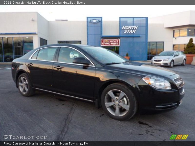 Black Granite Metallic / Ebony 2011 Chevrolet Malibu LT