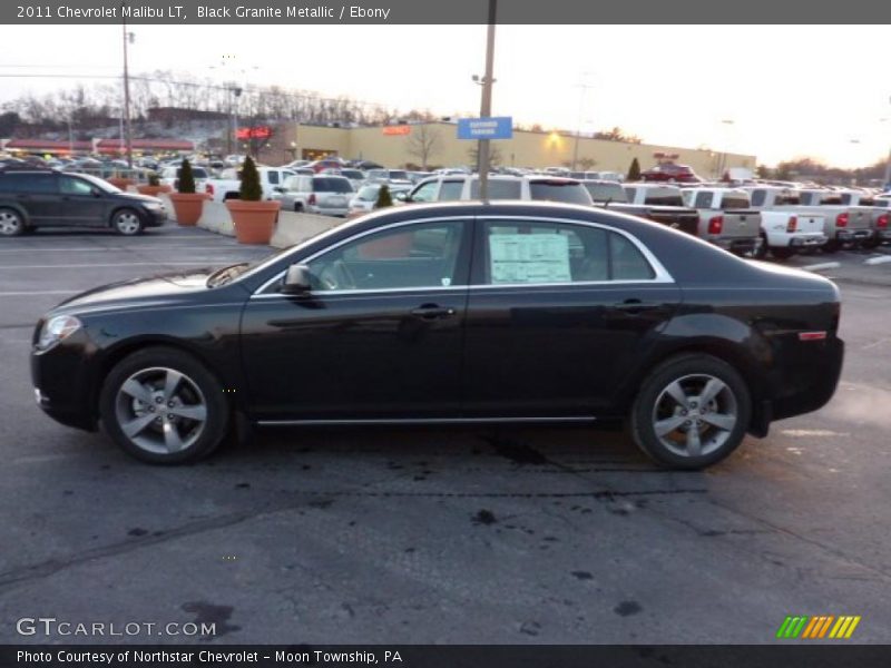 Black Granite Metallic / Ebony 2011 Chevrolet Malibu LT