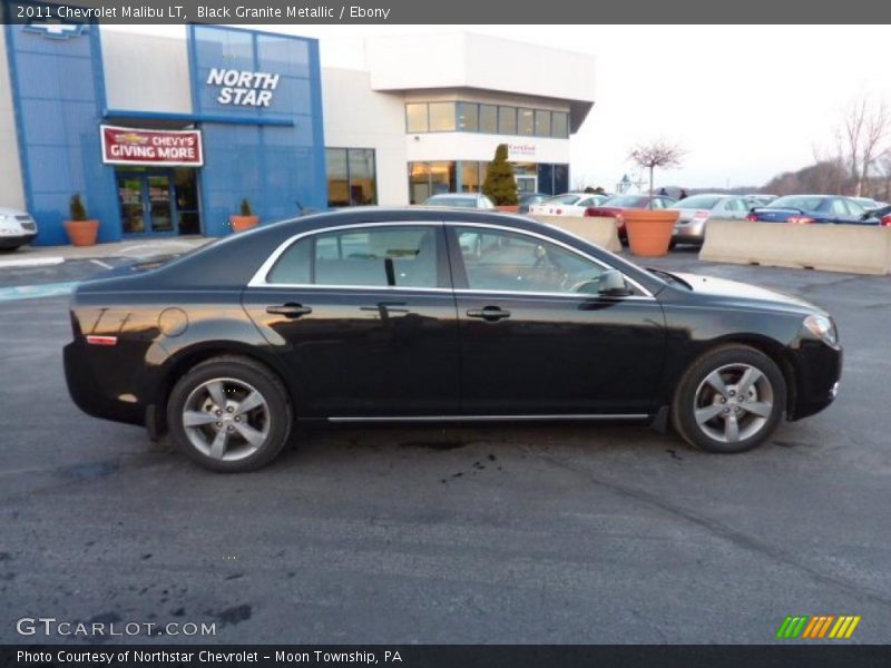 Black Granite Metallic / Ebony 2011 Chevrolet Malibu LT