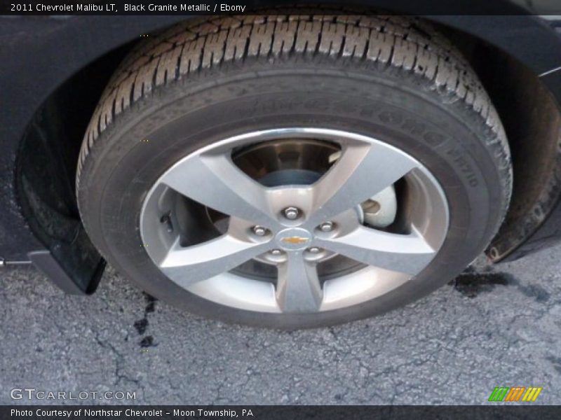 Black Granite Metallic / Ebony 2011 Chevrolet Malibu LT