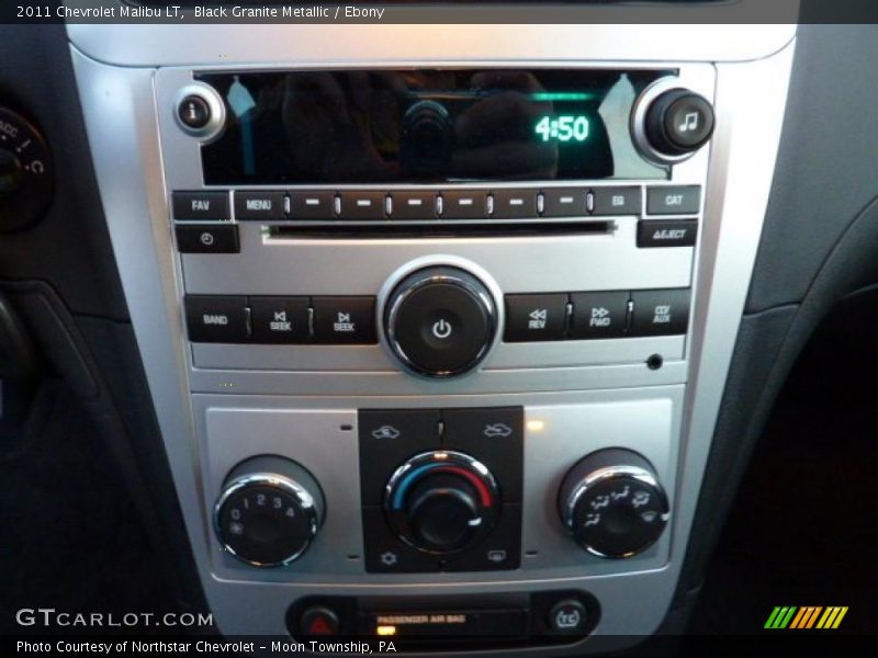 Black Granite Metallic / Ebony 2011 Chevrolet Malibu LT