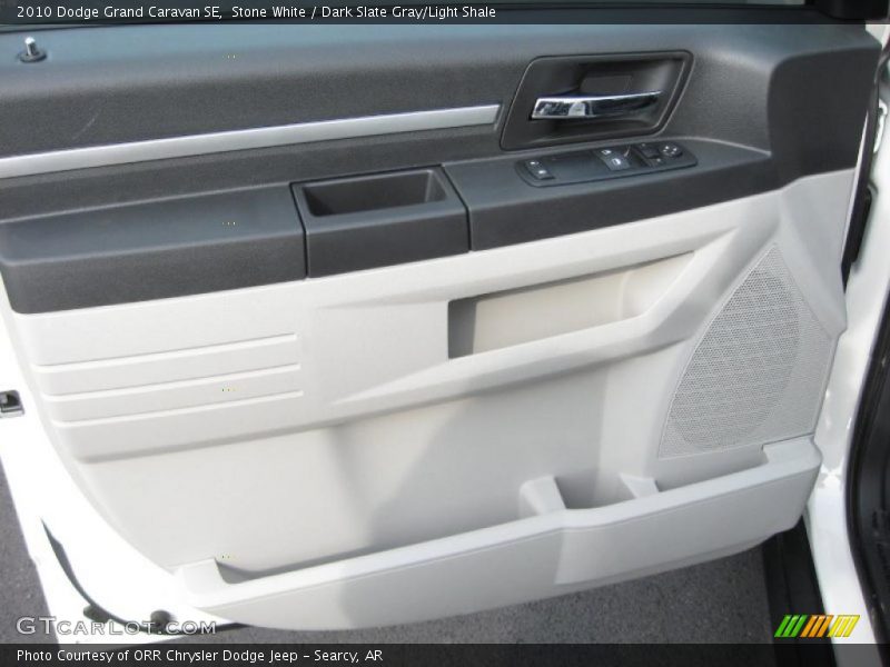 Stone White / Dark Slate Gray/Light Shale 2010 Dodge Grand Caravan SE