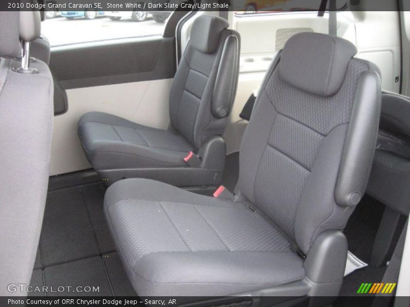 Stone White / Dark Slate Gray/Light Shale 2010 Dodge Grand Caravan SE