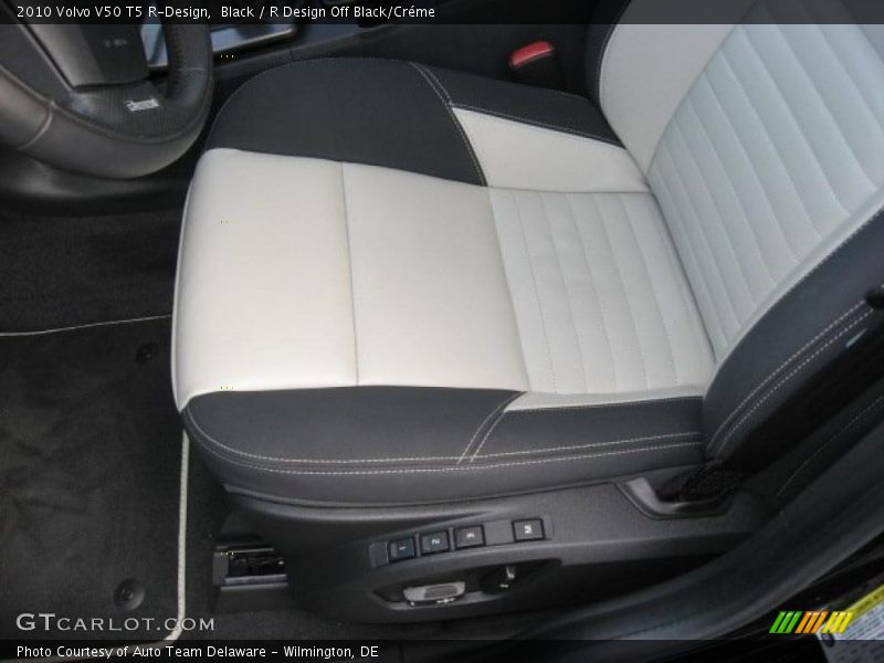 Black / R Design Off Black/Créme 2010 Volvo V50 T5 R-Design
