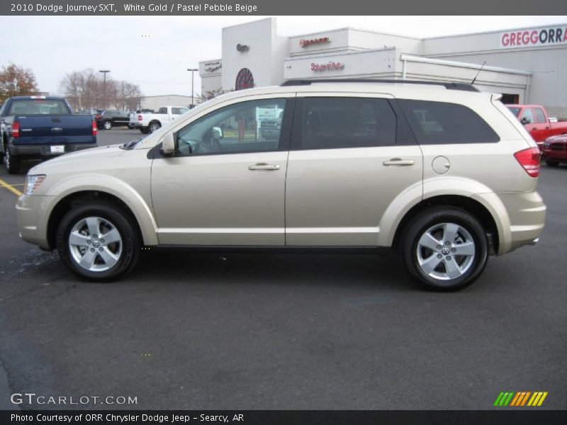 White Gold / Pastel Pebble Beige 2010 Dodge Journey SXT