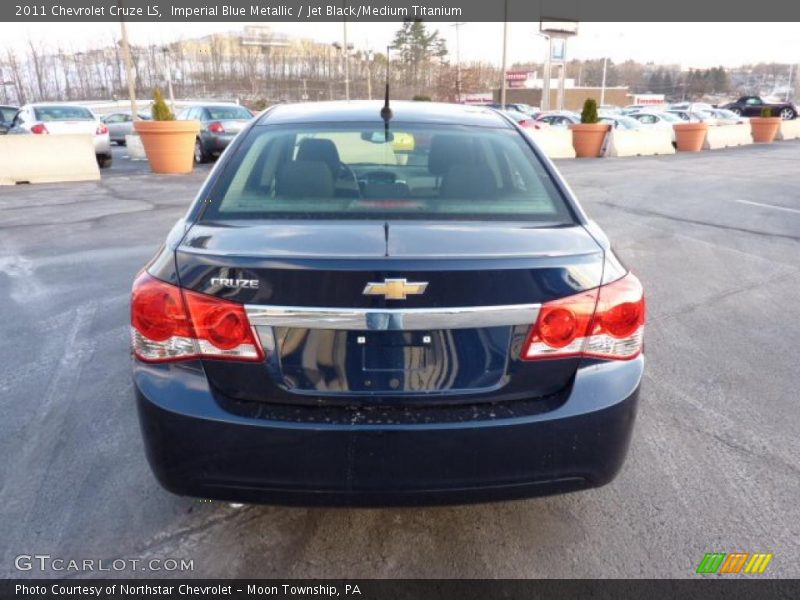 Imperial Blue Metallic / Jet Black/Medium Titanium 2011 Chevrolet Cruze LS