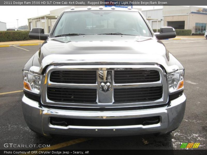 Rugged Brown Pearl / Light Pebble Beige/Bark Brown 2011 Dodge Ram 3500 HD SLT Crew Cab 4x4 Dually