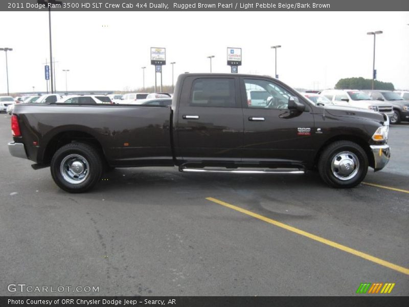Rugged Brown Pearl / Light Pebble Beige/Bark Brown 2011 Dodge Ram 3500 HD SLT Crew Cab 4x4 Dually