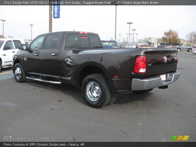 Rugged Brown Pearl / Light Pebble Beige/Bark Brown 2011 Dodge Ram 3500 HD SLT Crew Cab 4x4 Dually