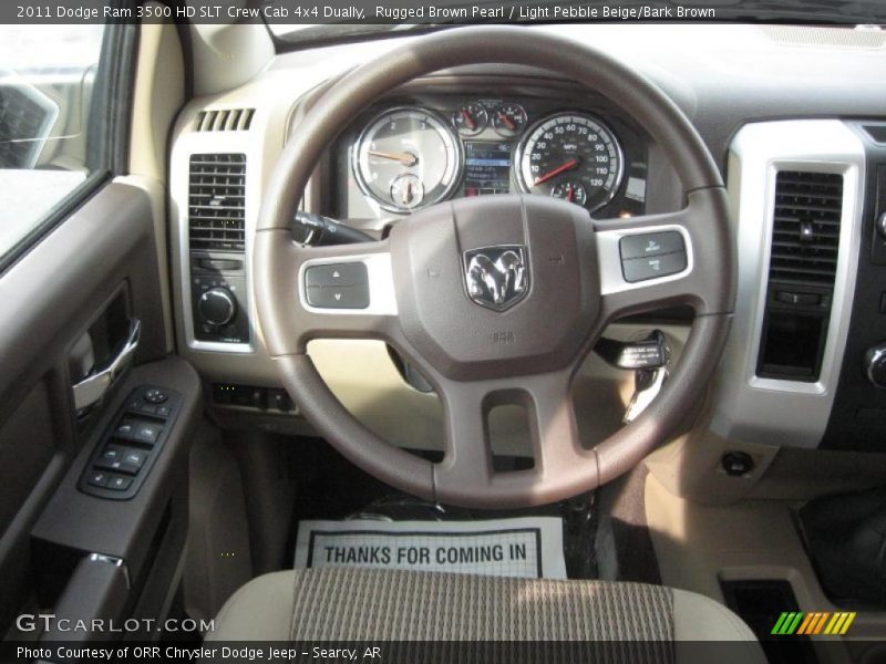  2011 Ram 3500 HD SLT Crew Cab 4x4 Dually Steering Wheel