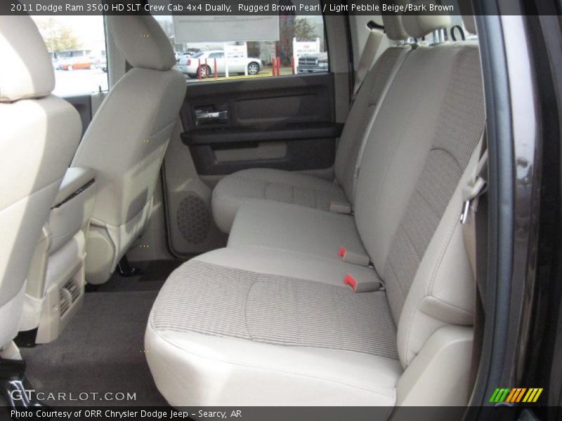  2011 Ram 3500 HD SLT Crew Cab 4x4 Dually Light Pebble Beige/Bark Brown Interior