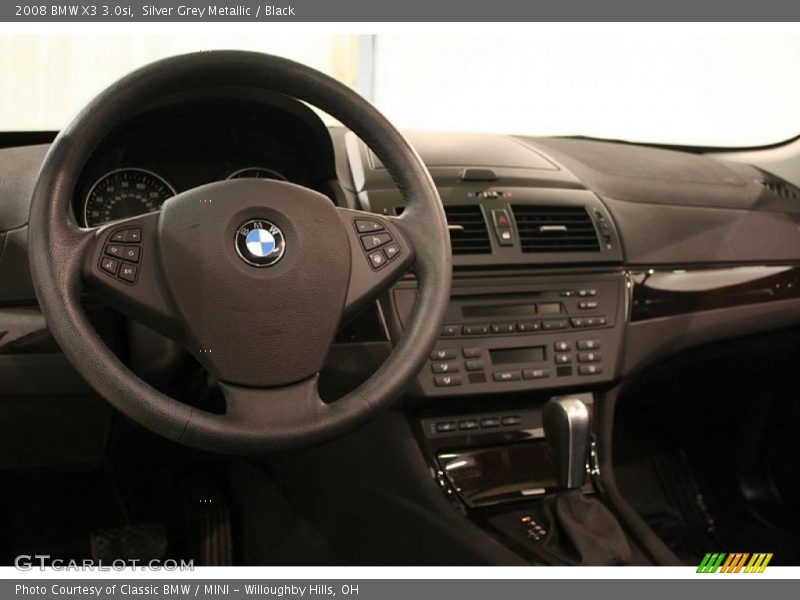 Silver Grey Metallic / Black 2008 BMW X3 3.0si