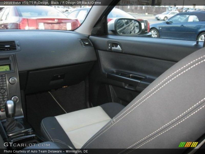 Black / R Design Off Black/Créme 2010 Volvo V50 T5 R-Design