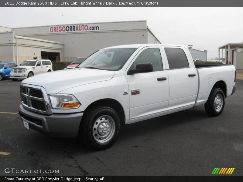 Bright White / Dark Slate/Medium Graystone 2011 Dodge Ram 2500 HD ST Crew Cab
