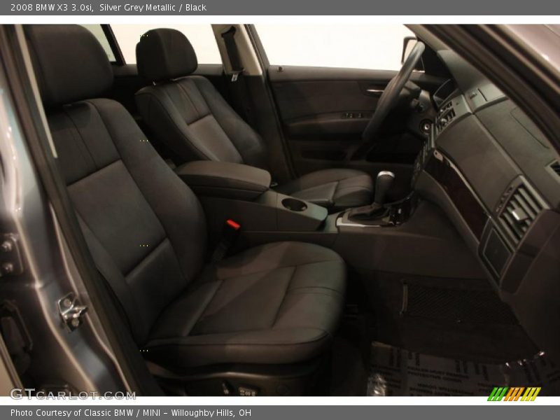 Silver Grey Metallic / Black 2008 BMW X3 3.0si