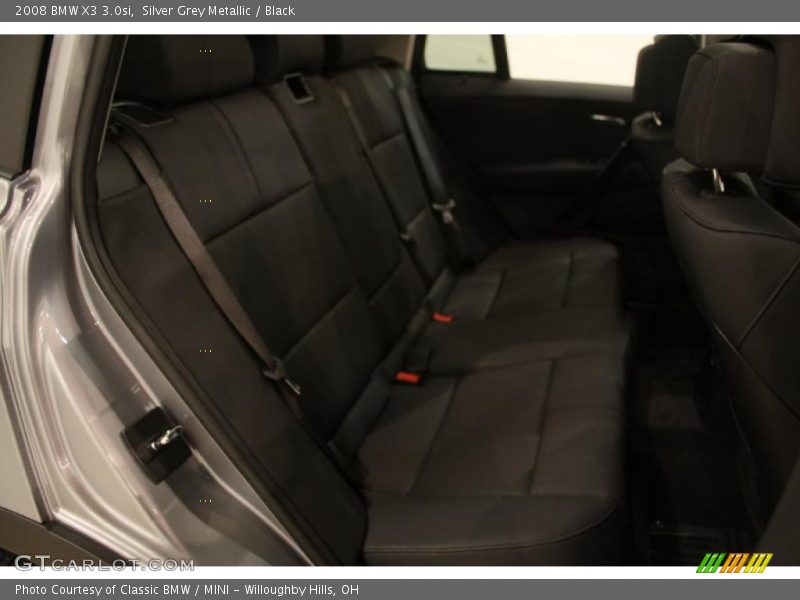Silver Grey Metallic / Black 2008 BMW X3 3.0si