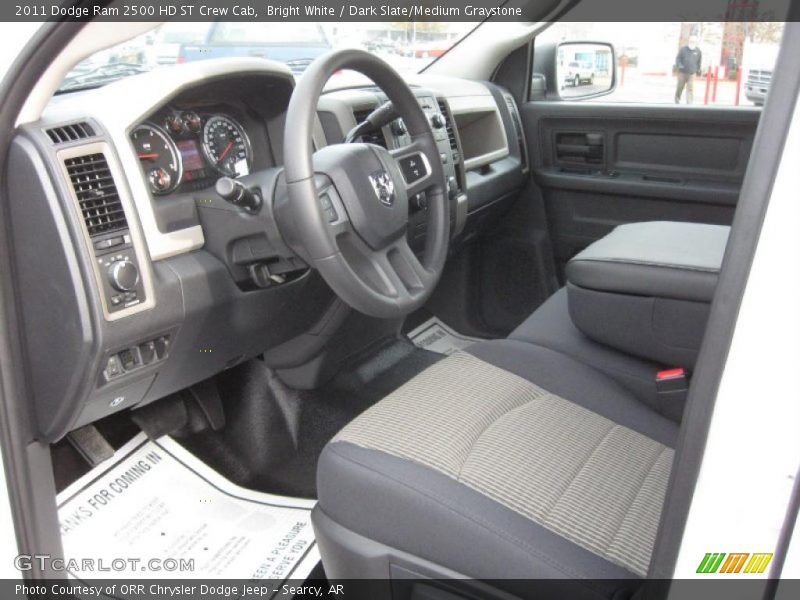  2011 Ram 2500 HD ST Crew Cab Dark Slate/Medium Graystone Interior