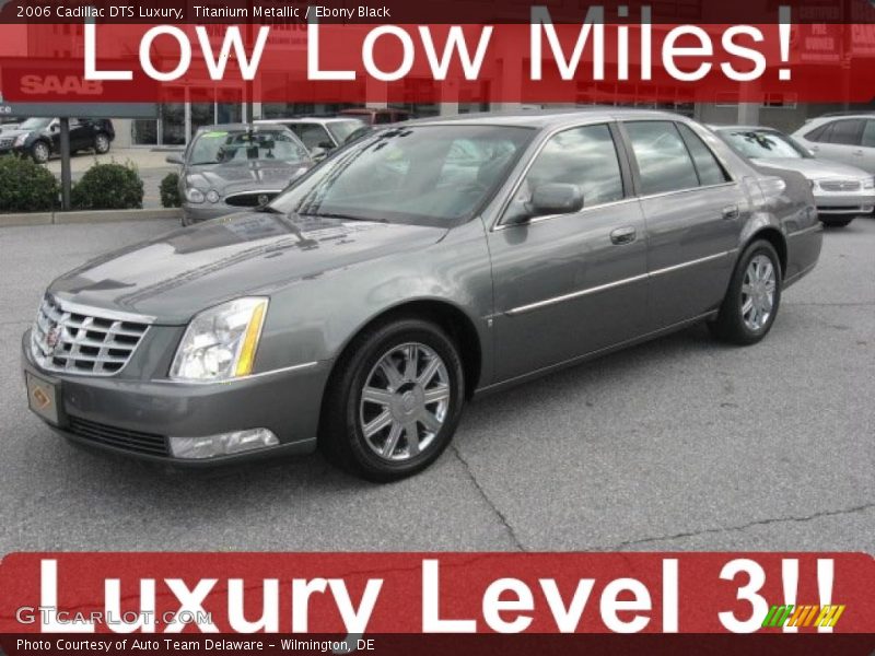 Titanium Metallic / Ebony Black 2006 Cadillac DTS Luxury