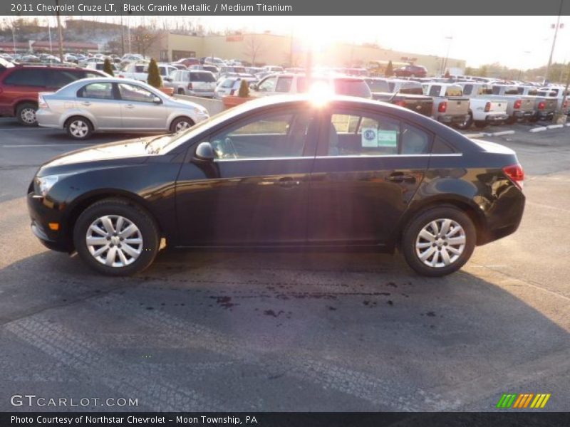 Black Granite Metallic / Medium Titanium 2011 Chevrolet Cruze LT