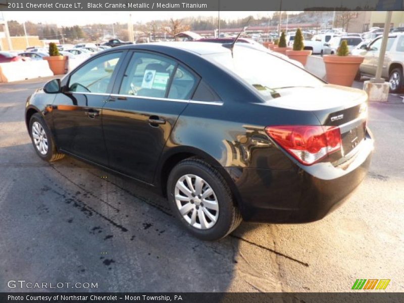 Black Granite Metallic / Medium Titanium 2011 Chevrolet Cruze LT