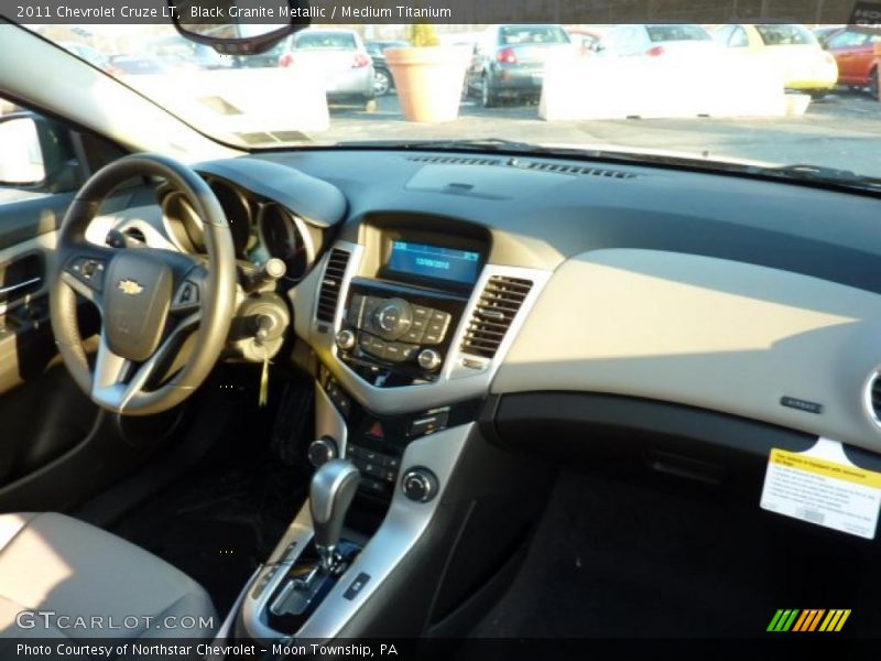 Black Granite Metallic / Medium Titanium 2011 Chevrolet Cruze LT