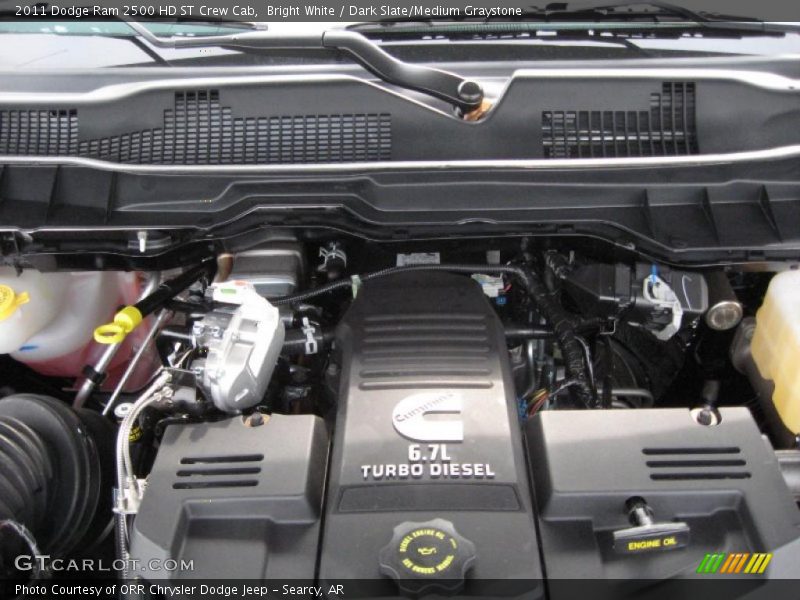  2011 Ram 2500 HD ST Crew Cab Engine - 6.7 Liter OHV 24-Valve Cummins VGT Turbo-Diesel Inline 6 Cylinder