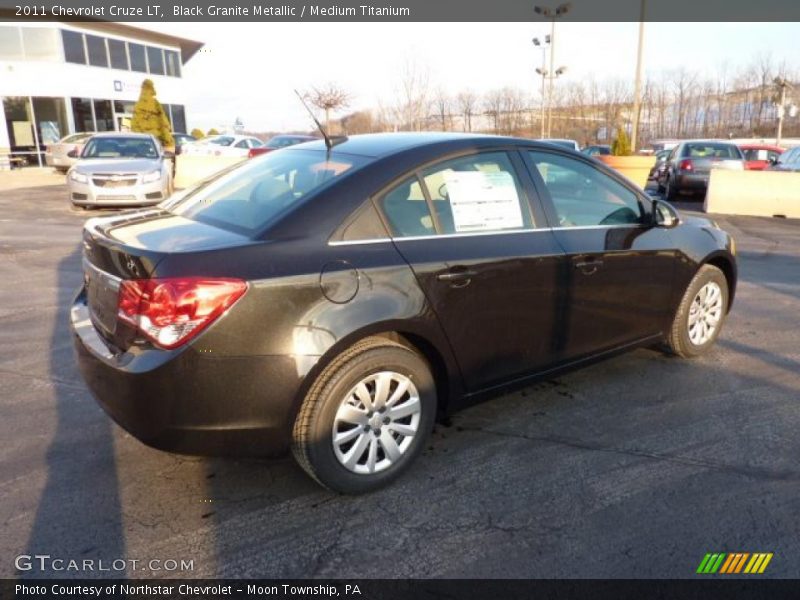 Black Granite Metallic / Medium Titanium 2011 Chevrolet Cruze LT