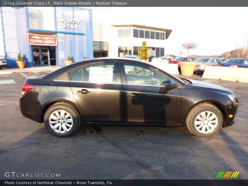 Black Granite Metallic / Medium Titanium 2011 Chevrolet Cruze LT