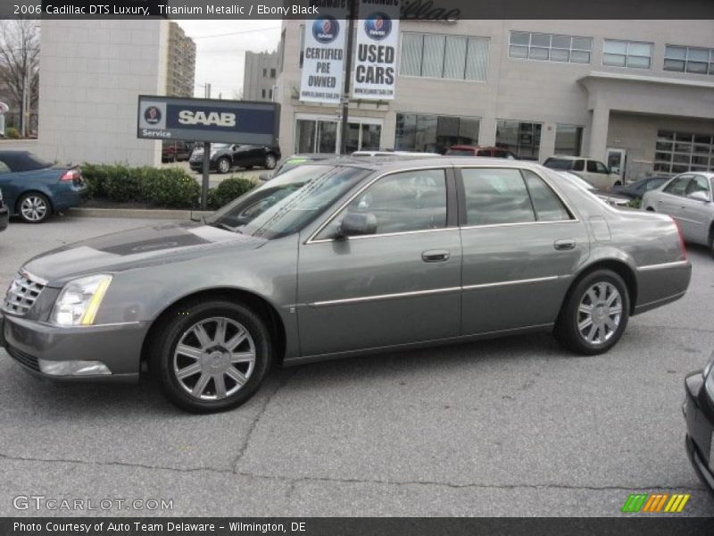 Titanium Metallic / Ebony Black 2006 Cadillac DTS Luxury