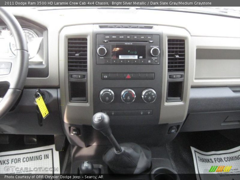 Controls of 2011 Ram 3500 HD Laramie Crew Cab 4x4 Chassis
