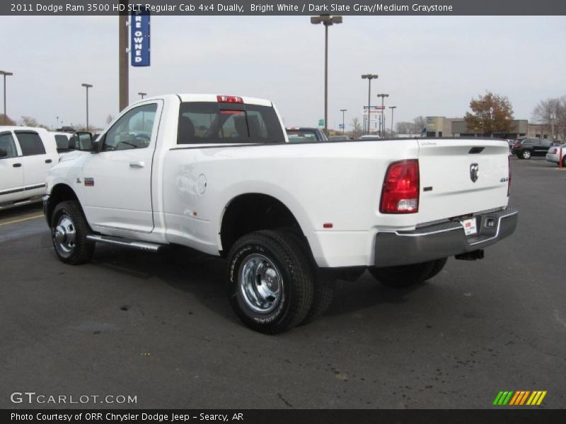  2011 Ram 3500 HD SLT Regular Cab 4x4 Dually Bright White
