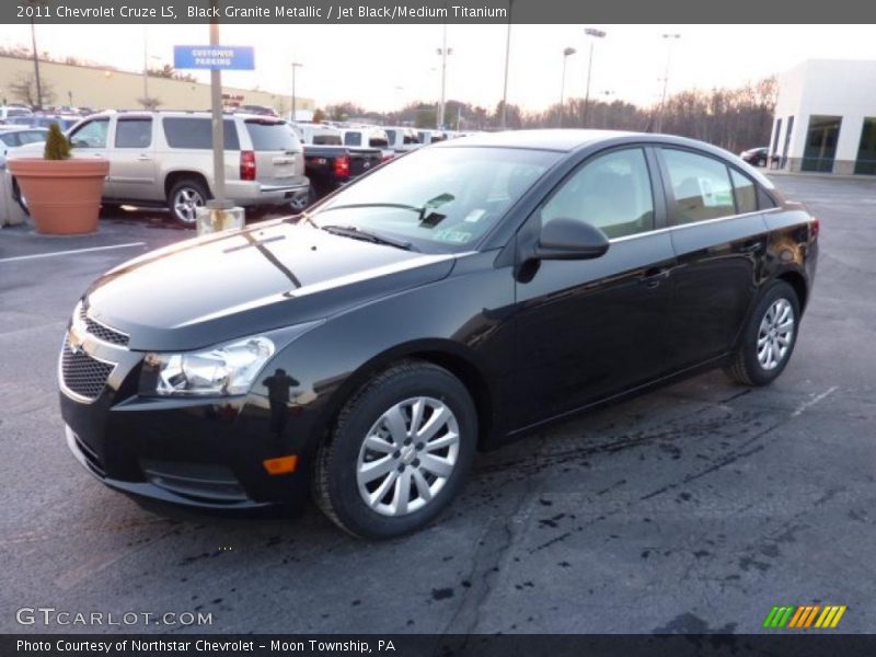 Black Granite Metallic / Jet Black/Medium Titanium 2011 Chevrolet Cruze LS