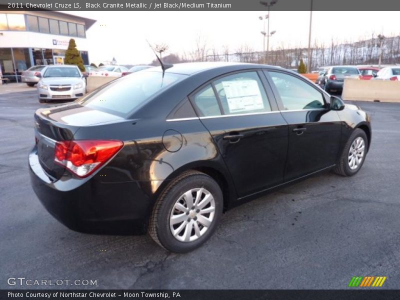 Black Granite Metallic / Jet Black/Medium Titanium 2011 Chevrolet Cruze LS