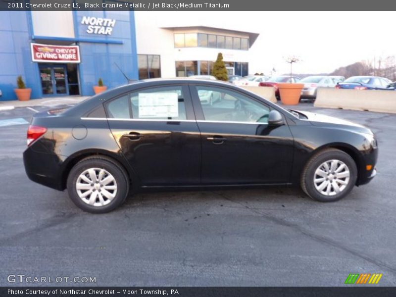 Black Granite Metallic / Jet Black/Medium Titanium 2011 Chevrolet Cruze LS