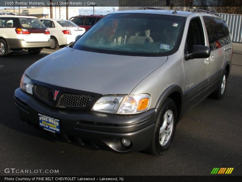 Liquid Silver Metallic / Gray 2005 Pontiac Montana