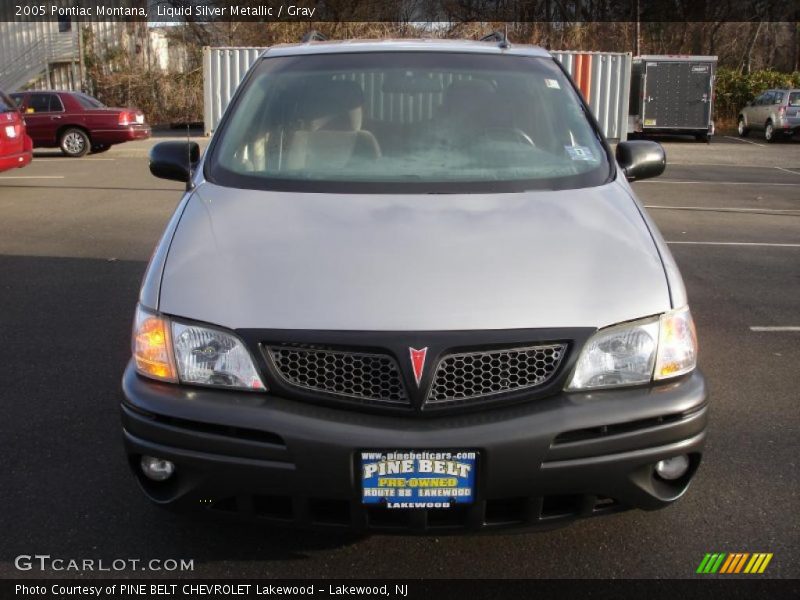 Liquid Silver Metallic / Gray 2005 Pontiac Montana