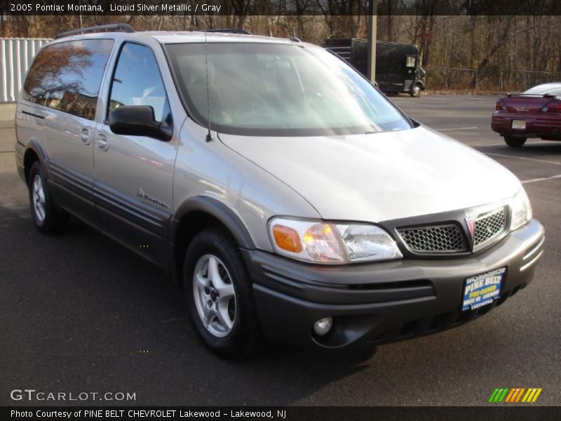Liquid Silver Metallic / Gray 2005 Pontiac Montana