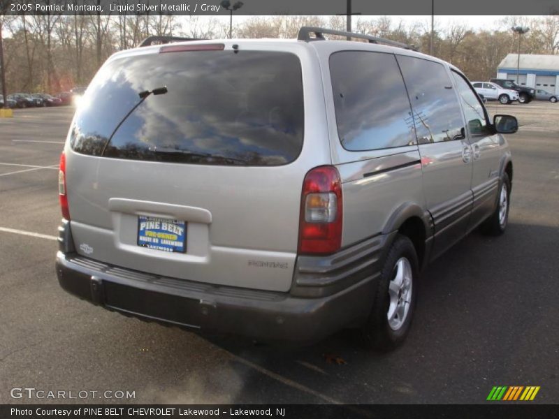 Liquid Silver Metallic / Gray 2005 Pontiac Montana