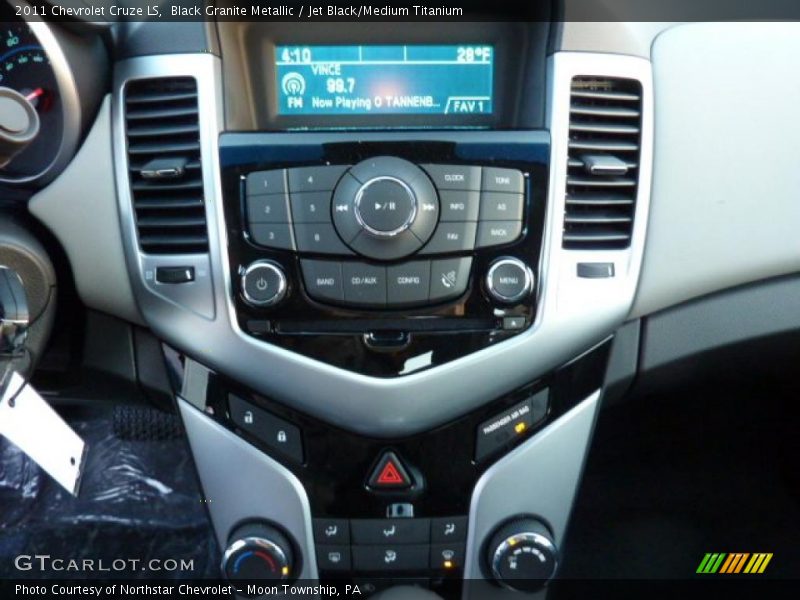 Black Granite Metallic / Jet Black/Medium Titanium 2011 Chevrolet Cruze LS