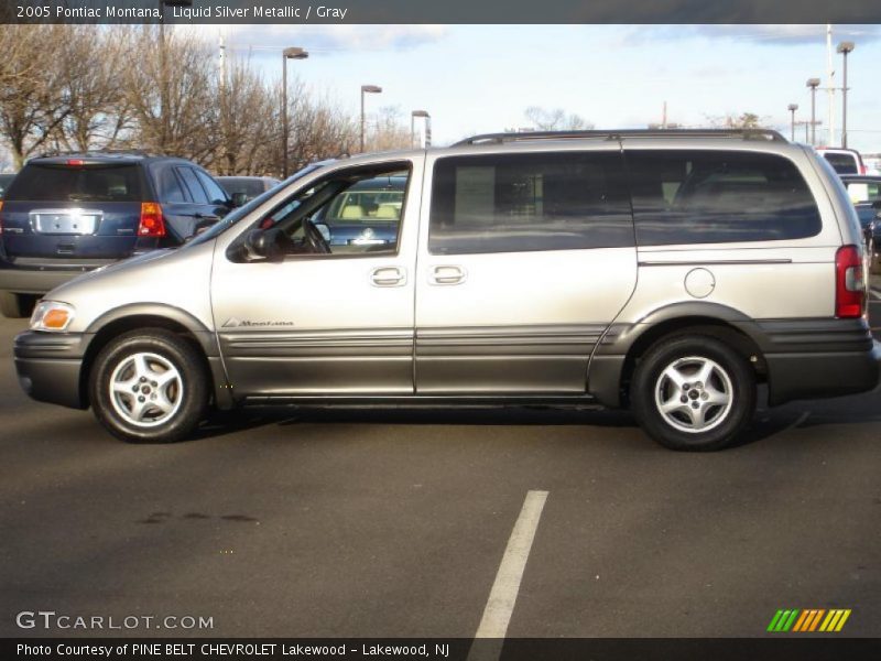 Liquid Silver Metallic / Gray 2005 Pontiac Montana
