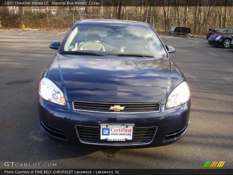 Imperial Blue Metallic / Gray 2007 Chevrolet Impala LT