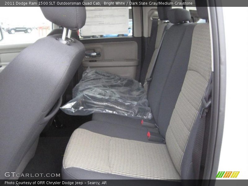  2011 Ram 1500 SLT Outdoorsman Quad Cab Dark Slate Gray/Medium Graystone Interior