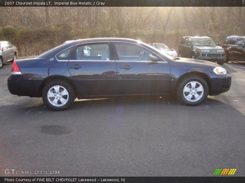 Imperial Blue Metallic / Gray 2007 Chevrolet Impala LT