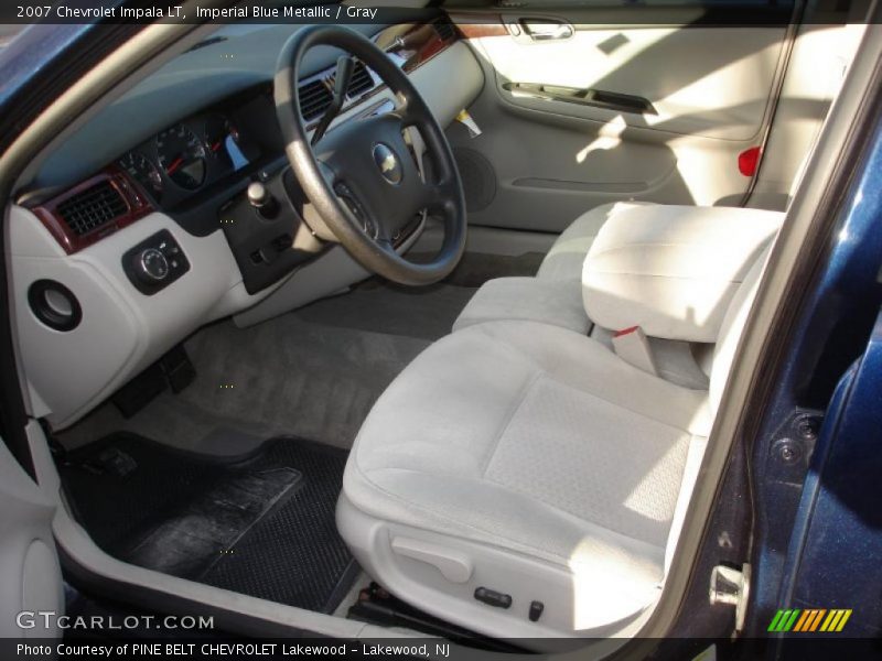 Imperial Blue Metallic / Gray 2007 Chevrolet Impala LT