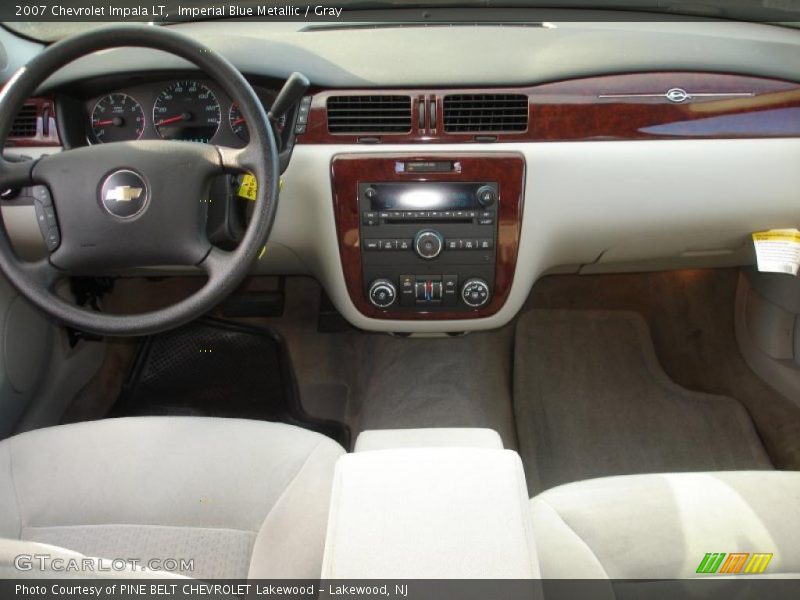 Imperial Blue Metallic / Gray 2007 Chevrolet Impala LT