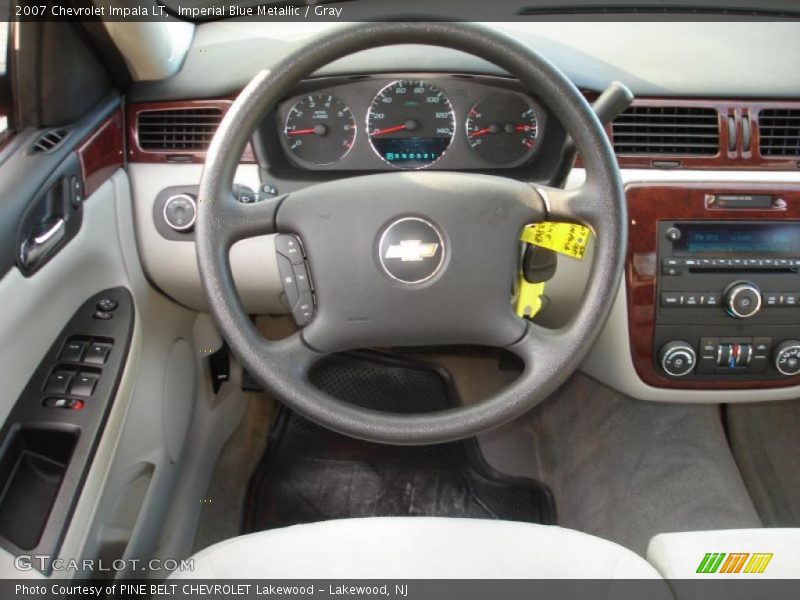 Imperial Blue Metallic / Gray 2007 Chevrolet Impala LT