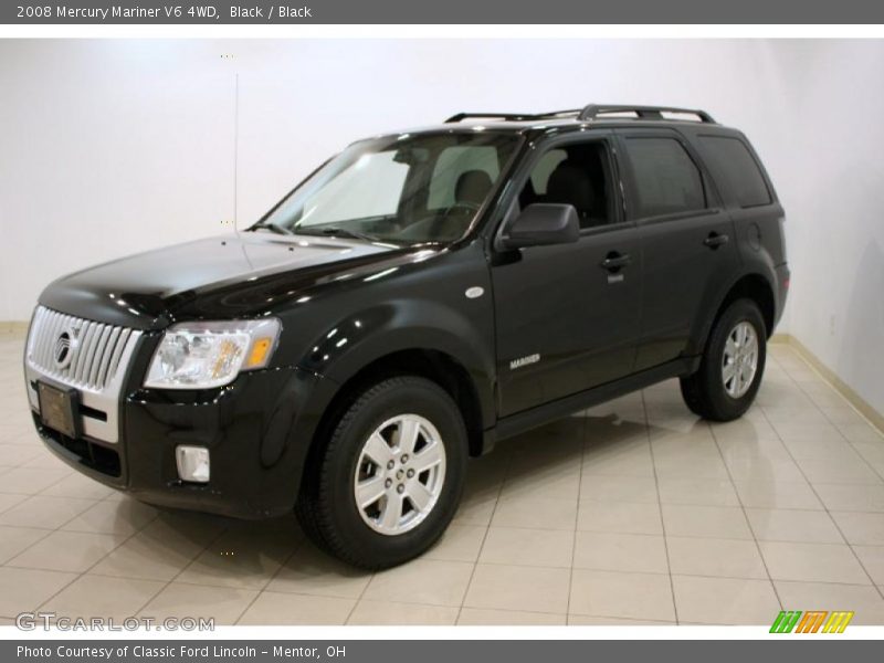 Black / Black 2008 Mercury Mariner V6 4WD