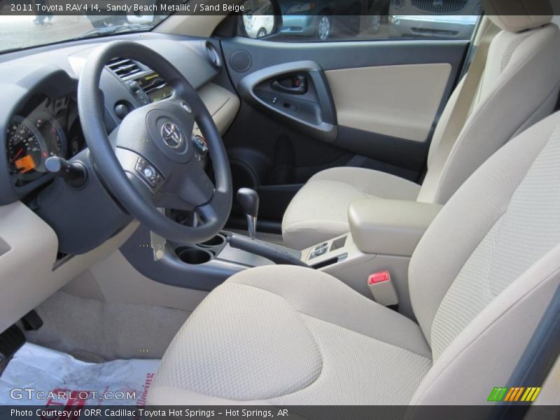  2011 RAV4 I4 Sand Beige Interior