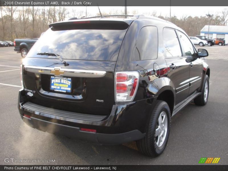 Black / Dark Gray 2008 Chevrolet Equinox LT AWD