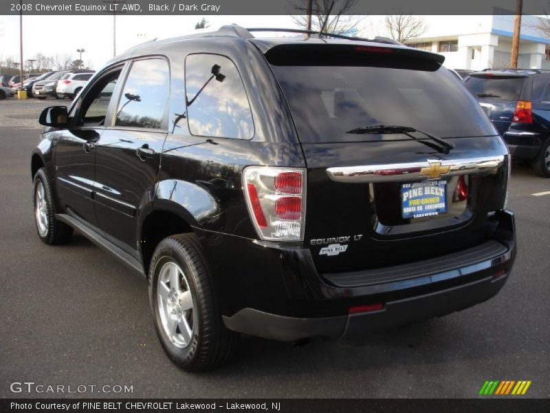 Black / Dark Gray 2008 Chevrolet Equinox LT AWD